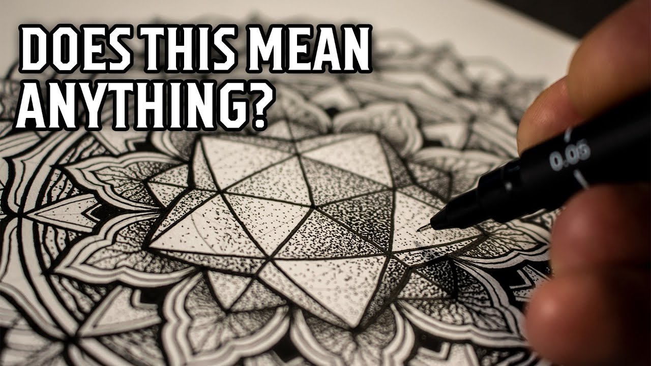 Mandalas don't need to have a purpose