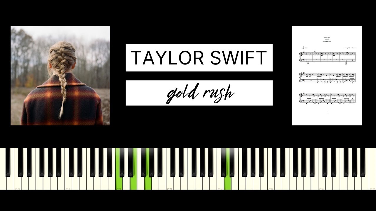 Taylor Swift - gold rush (BEST PIANO TUTORIAL & COVER)