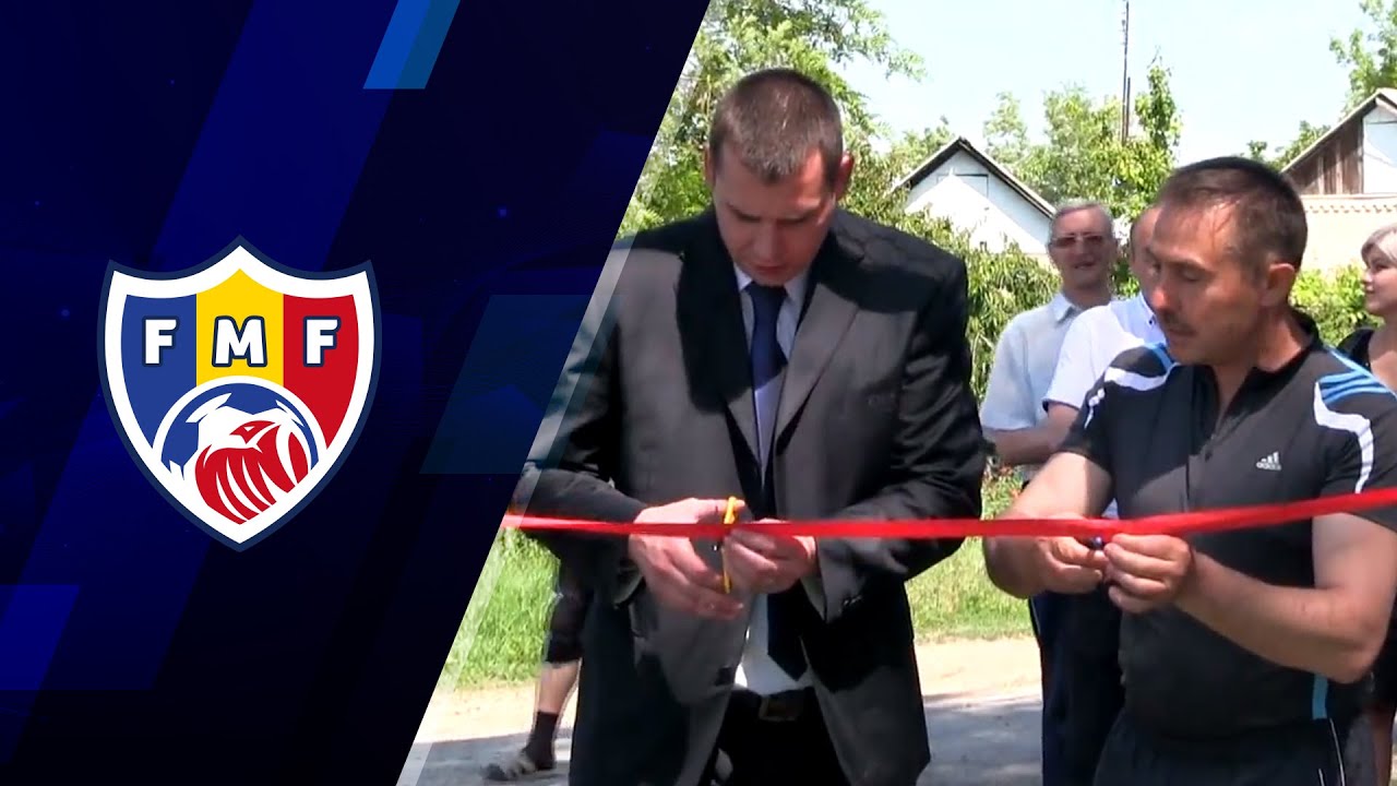 Inaugurare mini teren satul Hirtop, comuna Ghindesti