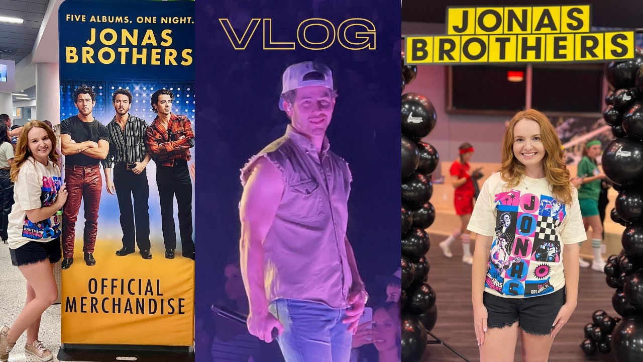 Jonas Brothers THE TOUR Orlando Vlog | Jonas Brothers Concert 2023