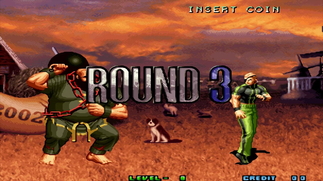 The King of Fighters 2002 1CC Level 8 KOREA TEAM Kim, Chang, Choi Playthrough