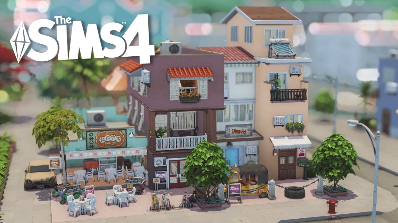 🚪🌴 Tomarang Apartments | Sims 4 Stop Motion | NO CC