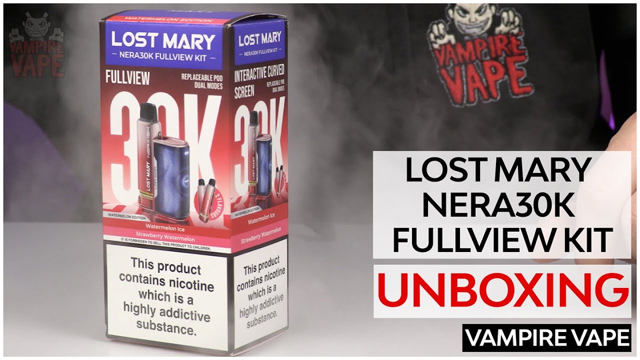 UNBOXING The LOST MARY NERA30K FULLVIEW KIT
