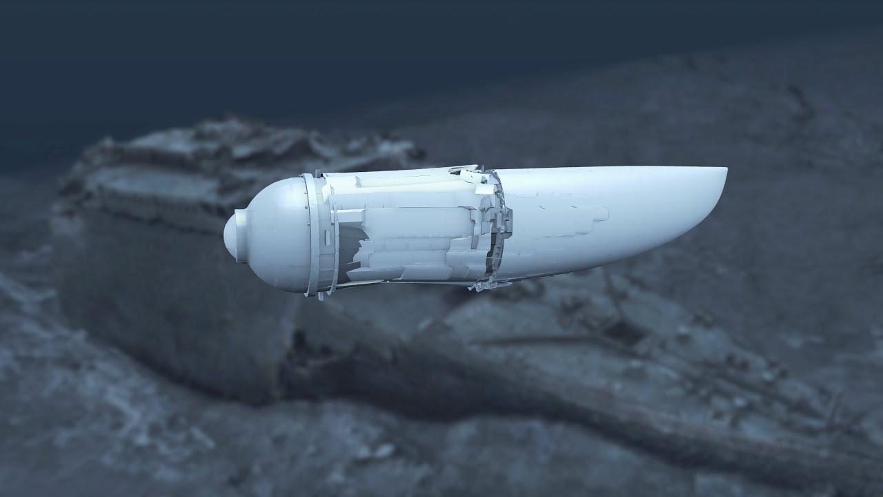Titan Submersible Simulation (Implosion + Sinking)