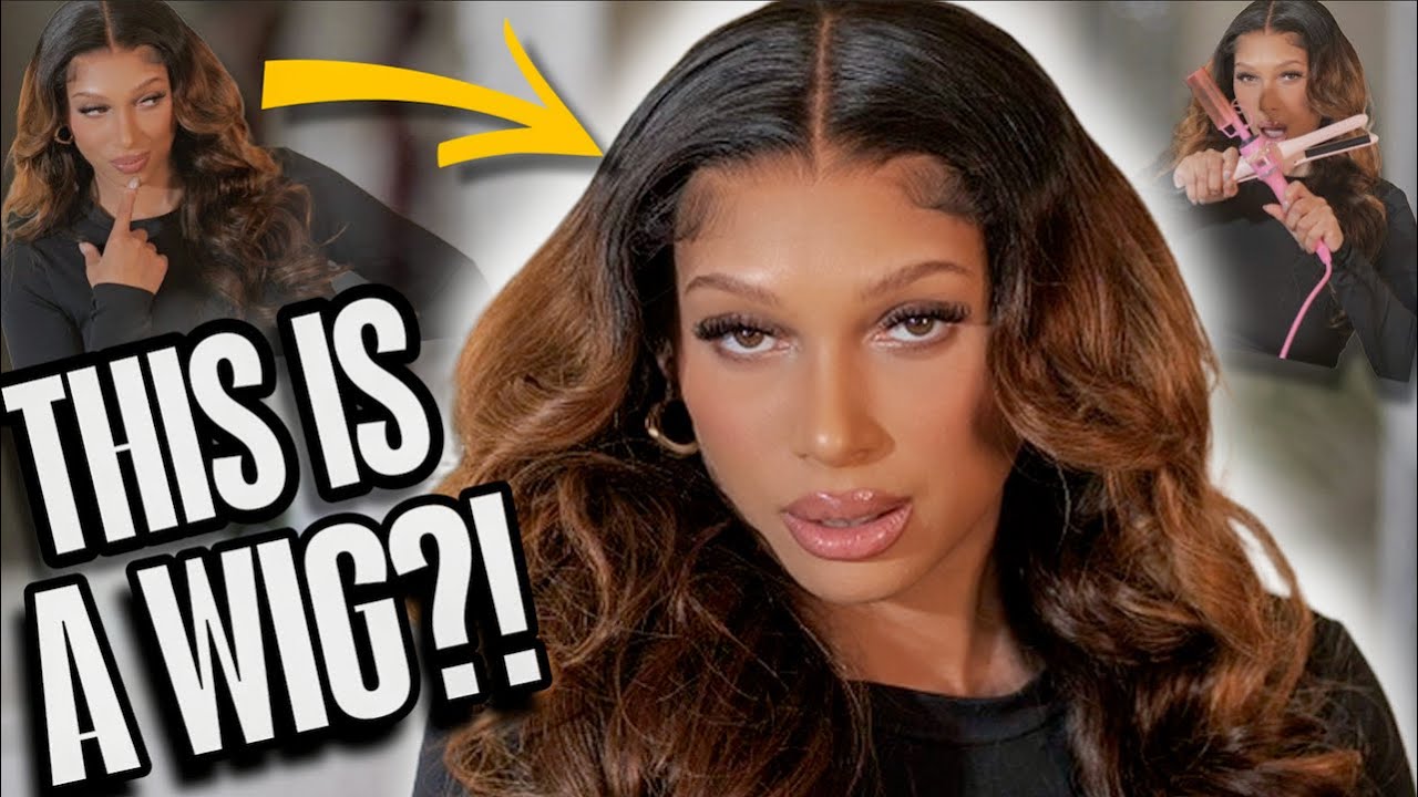 👉 Threw This Wig On… NO Glue, NO Styling & It Still Ate 😳 ✨13.6.5 Glueless Wig Try-On - WOWAFRICAN