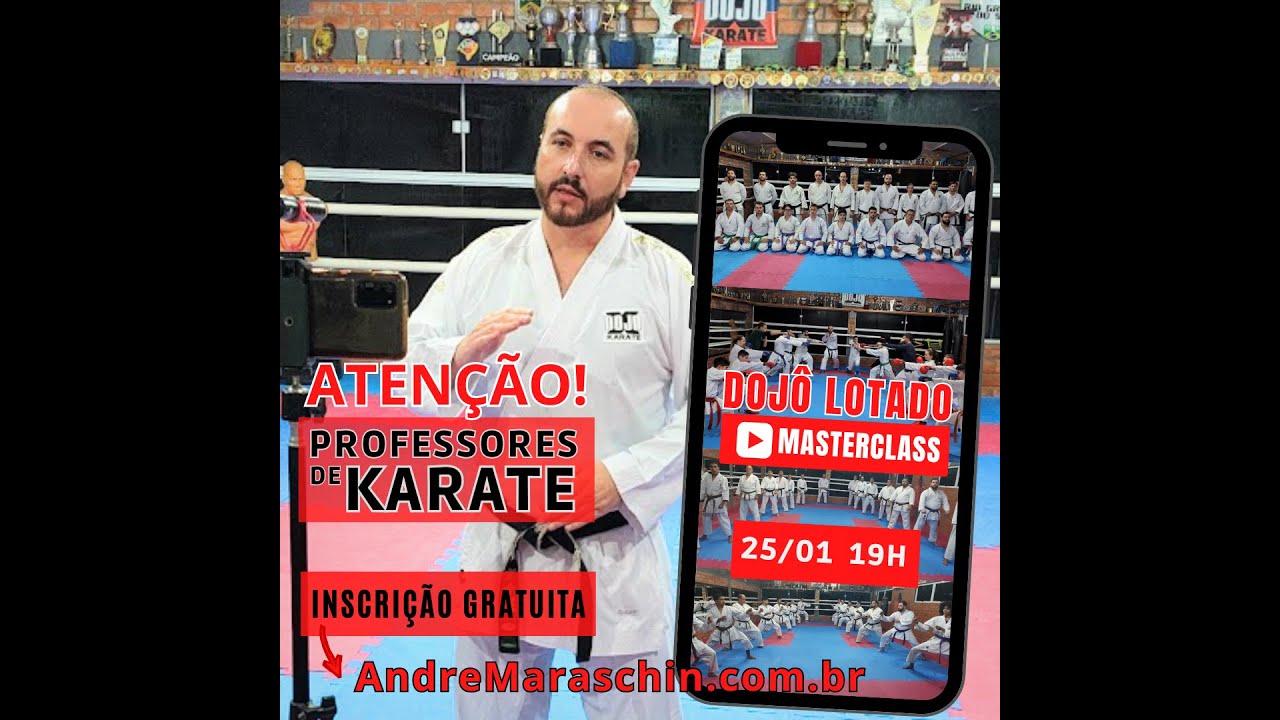 MASTERCLASS DOJO LOTADO - Para Professores de Karate