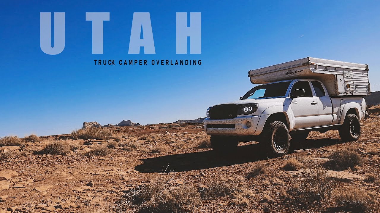 Off-Roading Sun-Lite Skyhawk Truck Camper | Desert Snow Camping | Utah | San Rafael Swell & Moab