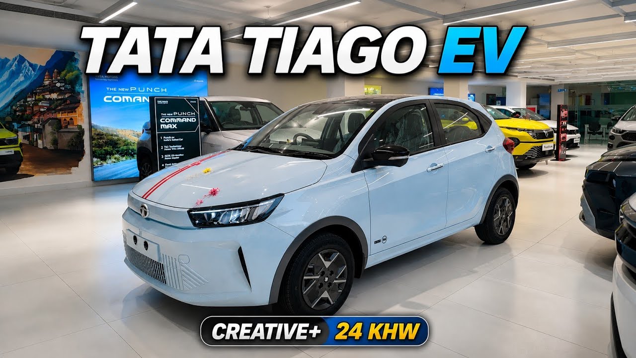 Tata NextGen Tiago EV | 2026 Tata Tiago EV Creative Plus 24 KHW | Tiago.EV Top Model