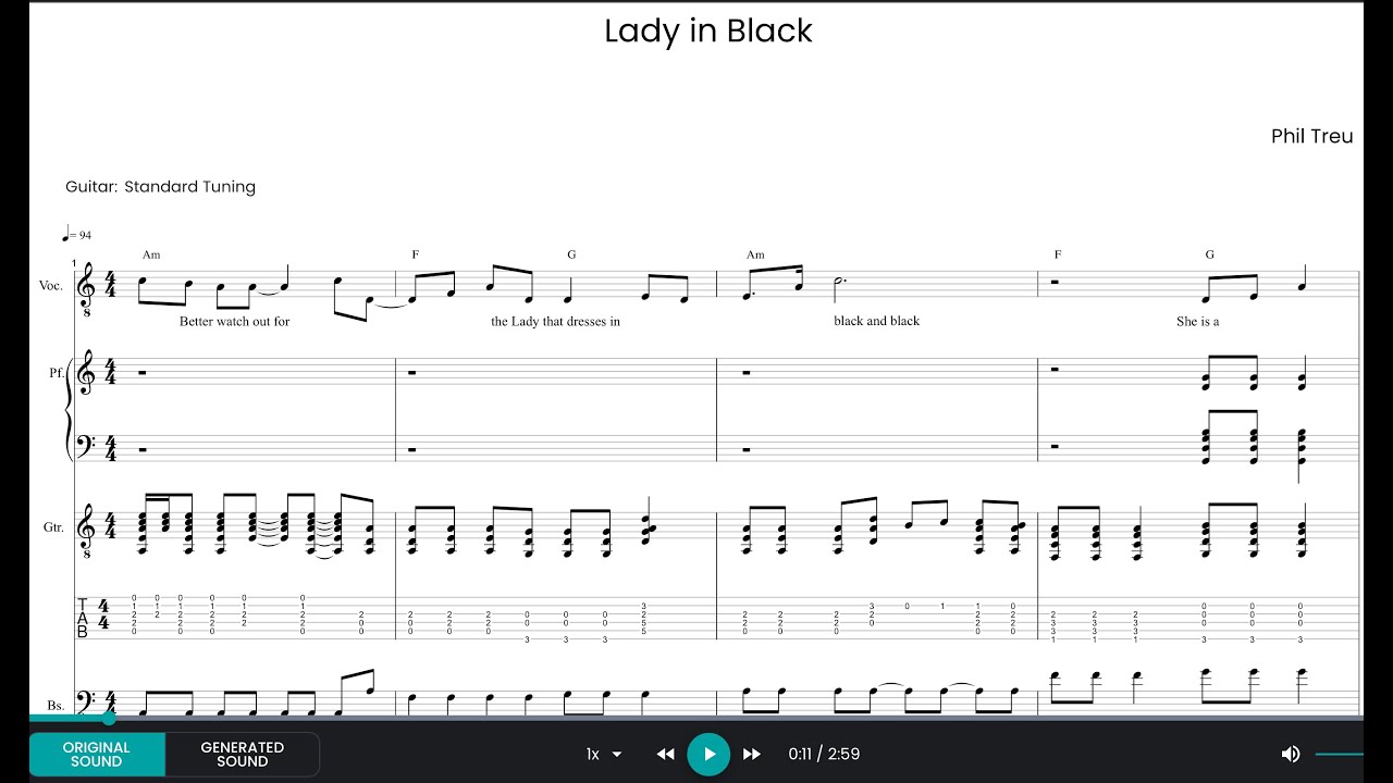 LADY IN BLACK