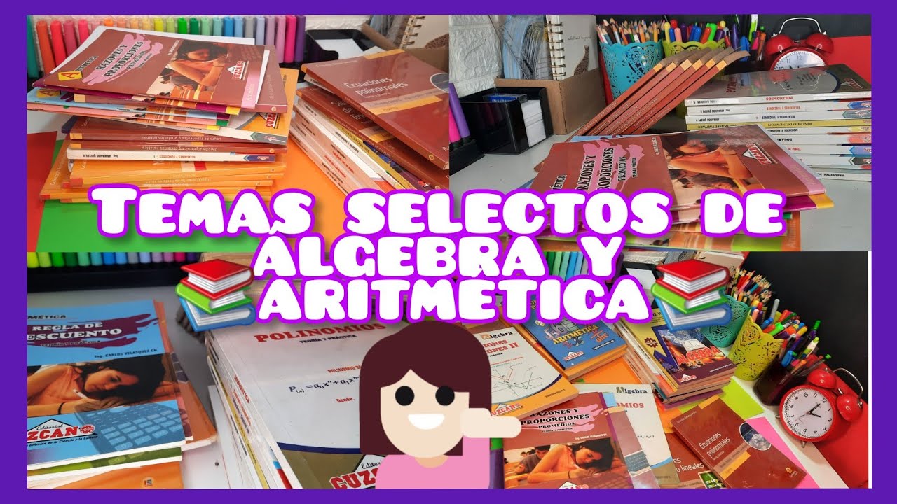 UNBOXING DE LIBROS DE LA PRE📚📚ARITMÉTICA Y ÁLGEBRA📚📚