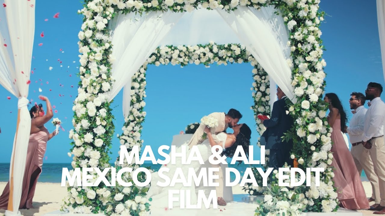 Masha & Ali Same Day Edit | Mexico Tamil Wedding Highlight | 4K