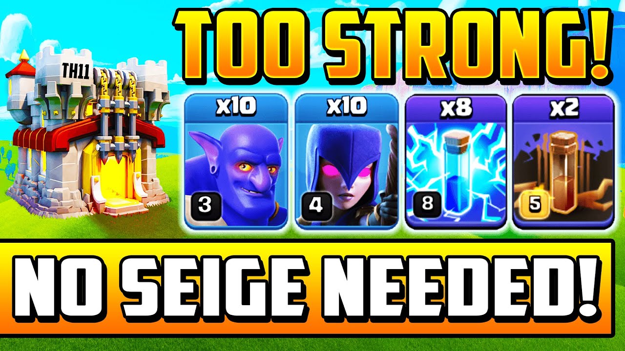 BEST NEW TOWN HALL 11 ATTACK STRATEGY IN 2020 IS ZAP BOWLER WITCH! STRONGEST TH11 Attacks | TH 11