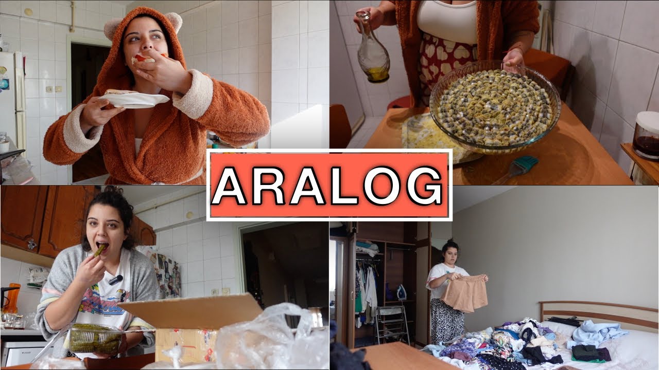 ENERJİ PATLAMASI YAŞIYORUM | KIYAFETLERİMİ DÜZENLİYORUM | HAMSİ BAKLAVASI DENİYORUM #aralog