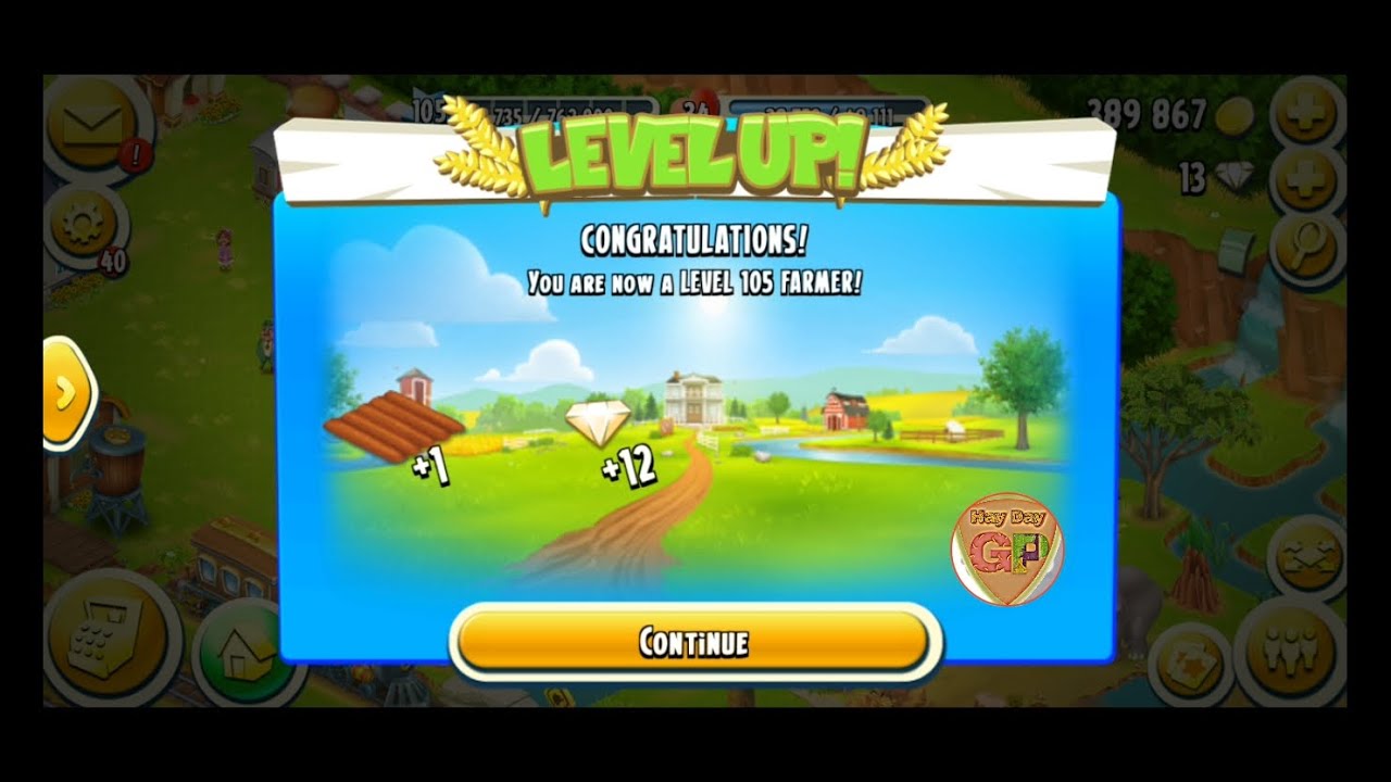Hay Day Level 105