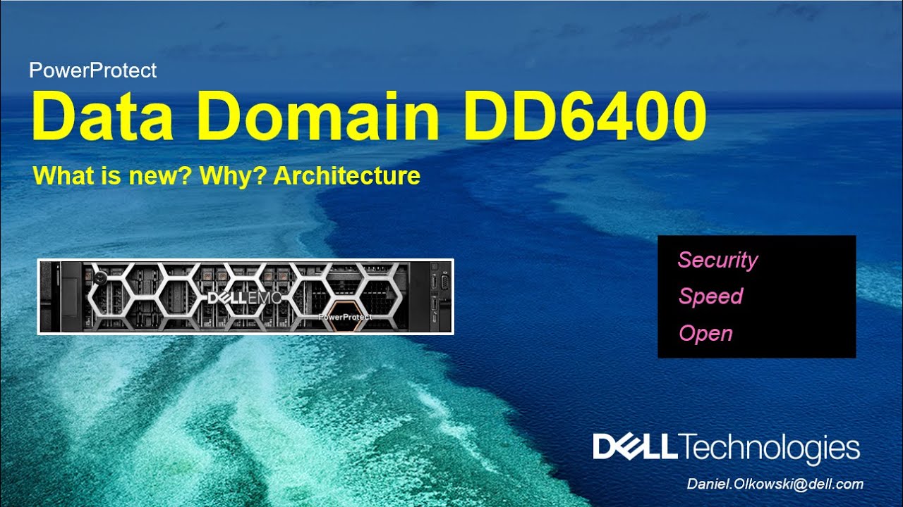 Data Domain DD6400 - Why? Architecture, Costs - Security and performance in backup / recovery