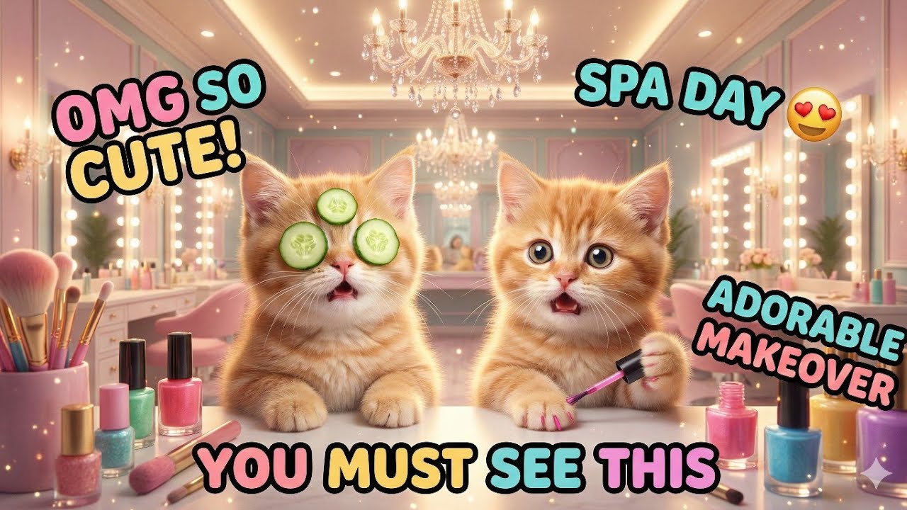 Luxury Spa Day For Kittens 🐱✨ | Cutest Makeover Story Ever