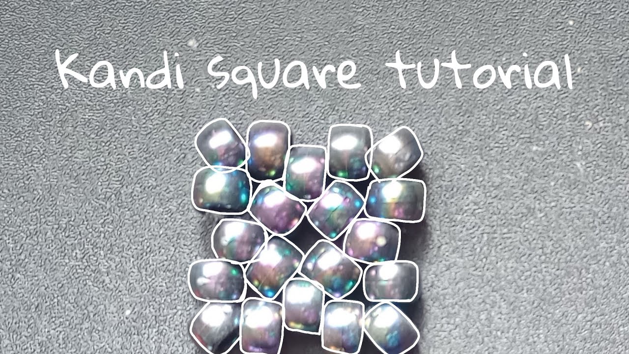 Kandi square tutorial | Julia's Kandi Shop #kandi 