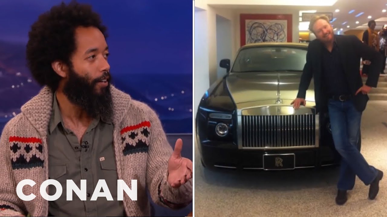 Wyatt Cenac's Conan Rolls Royce Portrait | CONAN on TBS