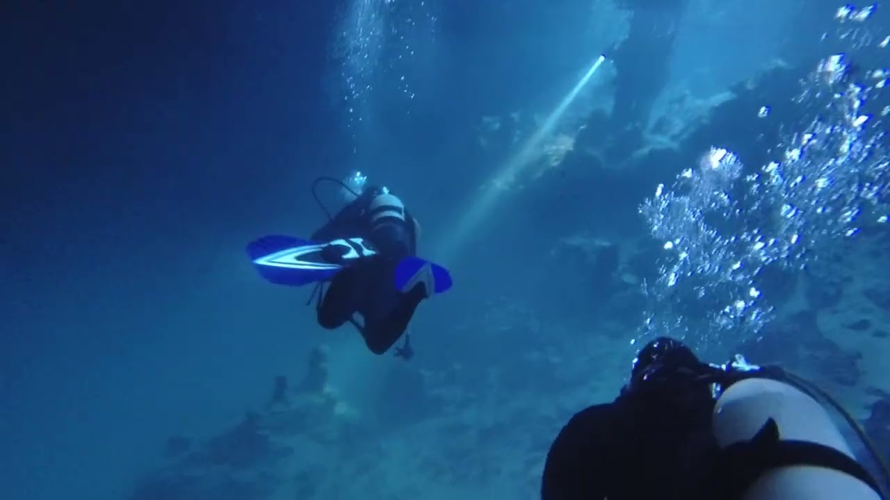 Nurkowanie na półwyspie Peljesac. Jaskinie cz.2