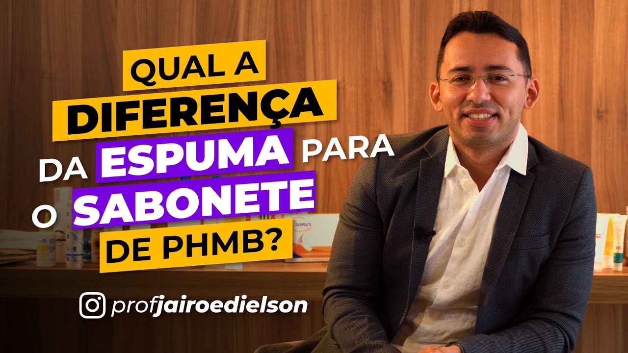 Qual a diferen&ccedil;a da espuma para o sabonete de PHMB?