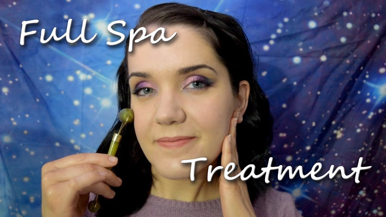 ASMR Full Spa Treatment - Facial, Oil Massage