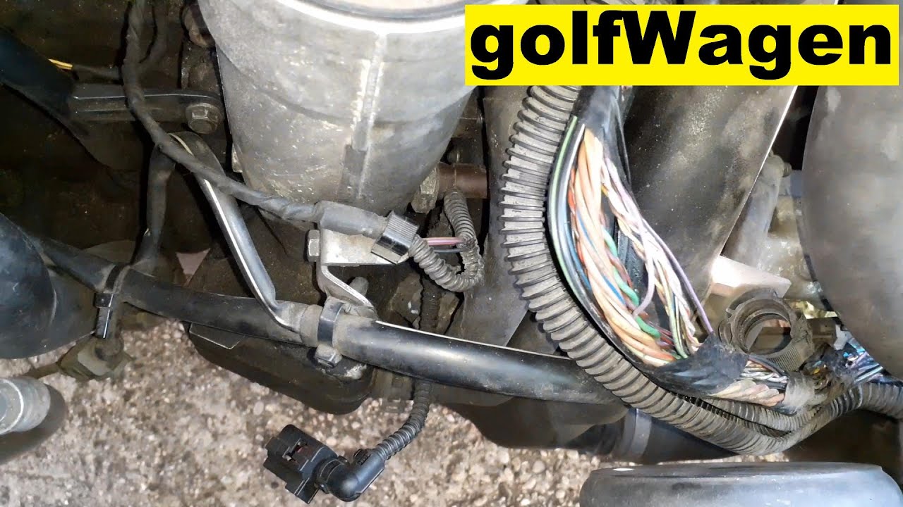 VW no start crankshaft sensor wire problem /G28 engine speed sensor/