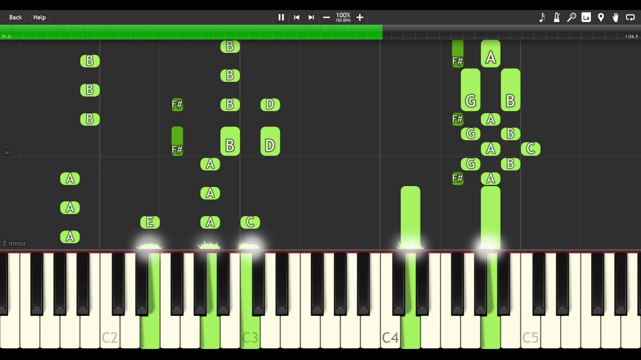 Inukami - Hikari [Synthesia] Piano cover
