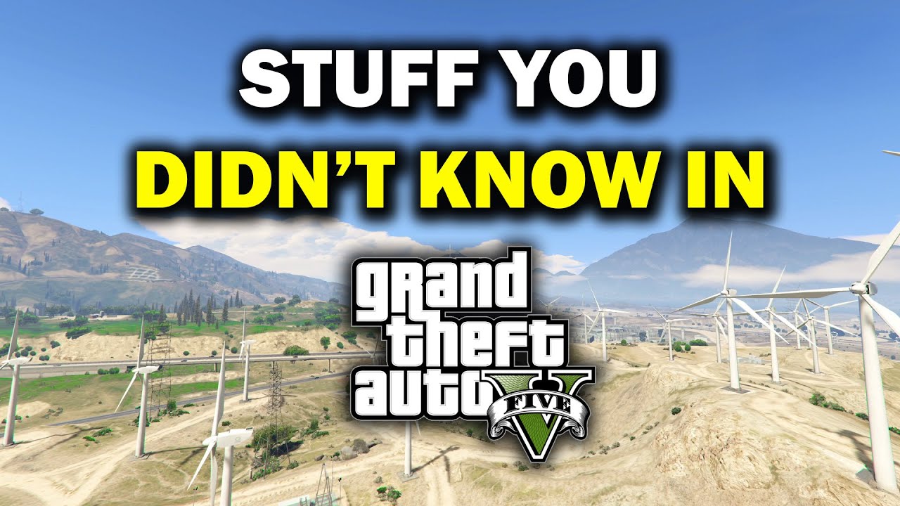 37 Things You Didn't Know About GTA 5