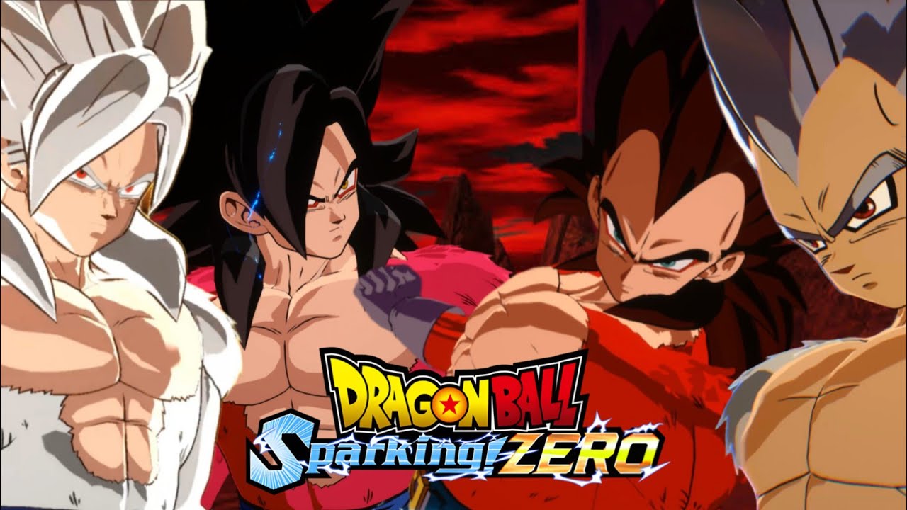 Goku SSJ4 vs Vegeta SSJ 4 - 2x2 - CPU vs CPU - Dragon Ball Sparking! Zero