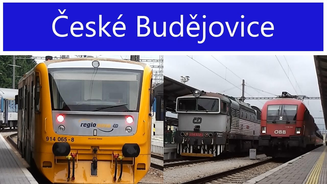 Vlaky České Budějovice - 30.7.2014 / Czech Trains České Budějovice