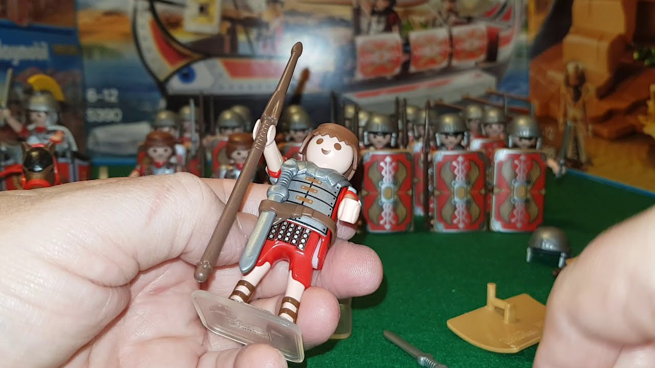 Unboxing Playmobil History. Tercera Tropa de Legionarios Romanos. 5393. Para Niños.