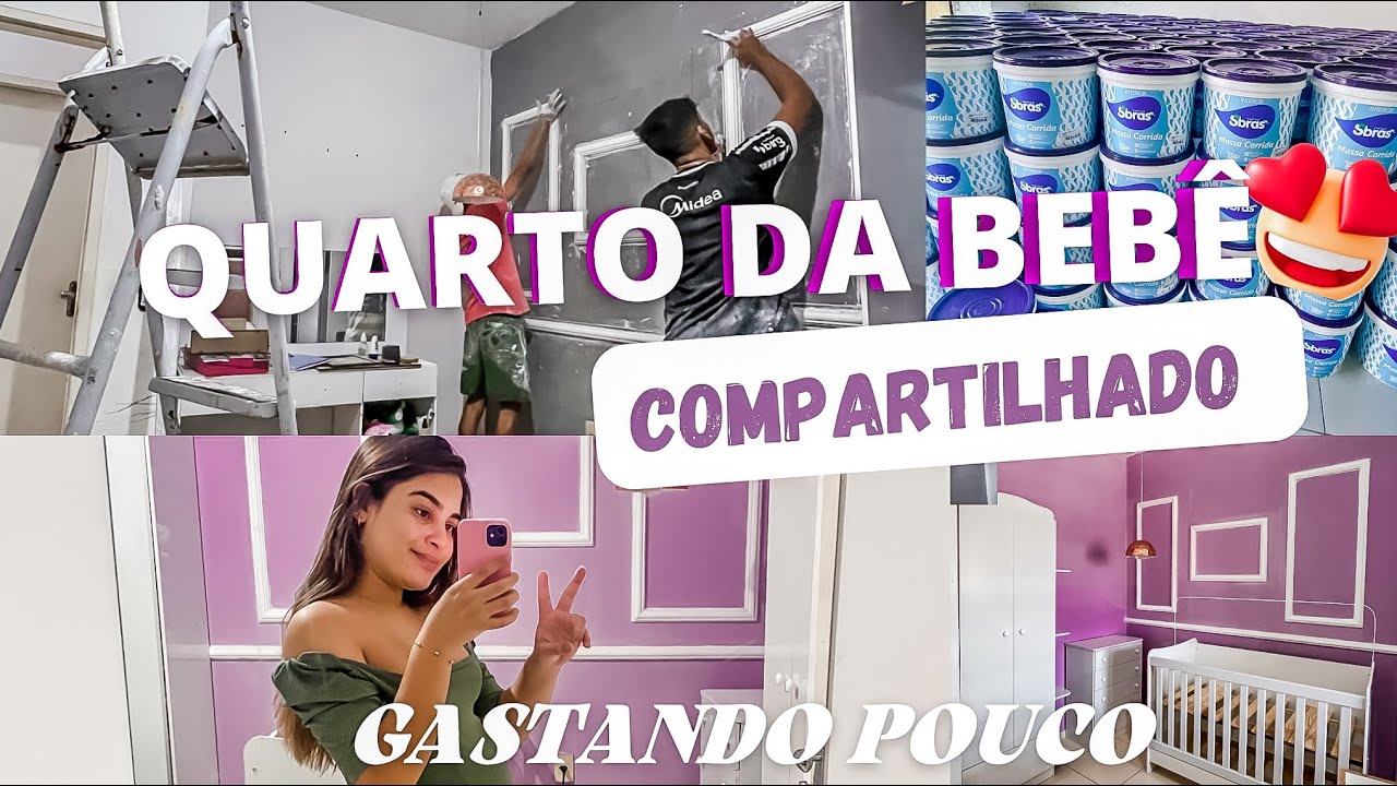 QUARTO COMPARTILHADO DA BEB&Ecirc; -TUOR PELA REFORMA 🤩