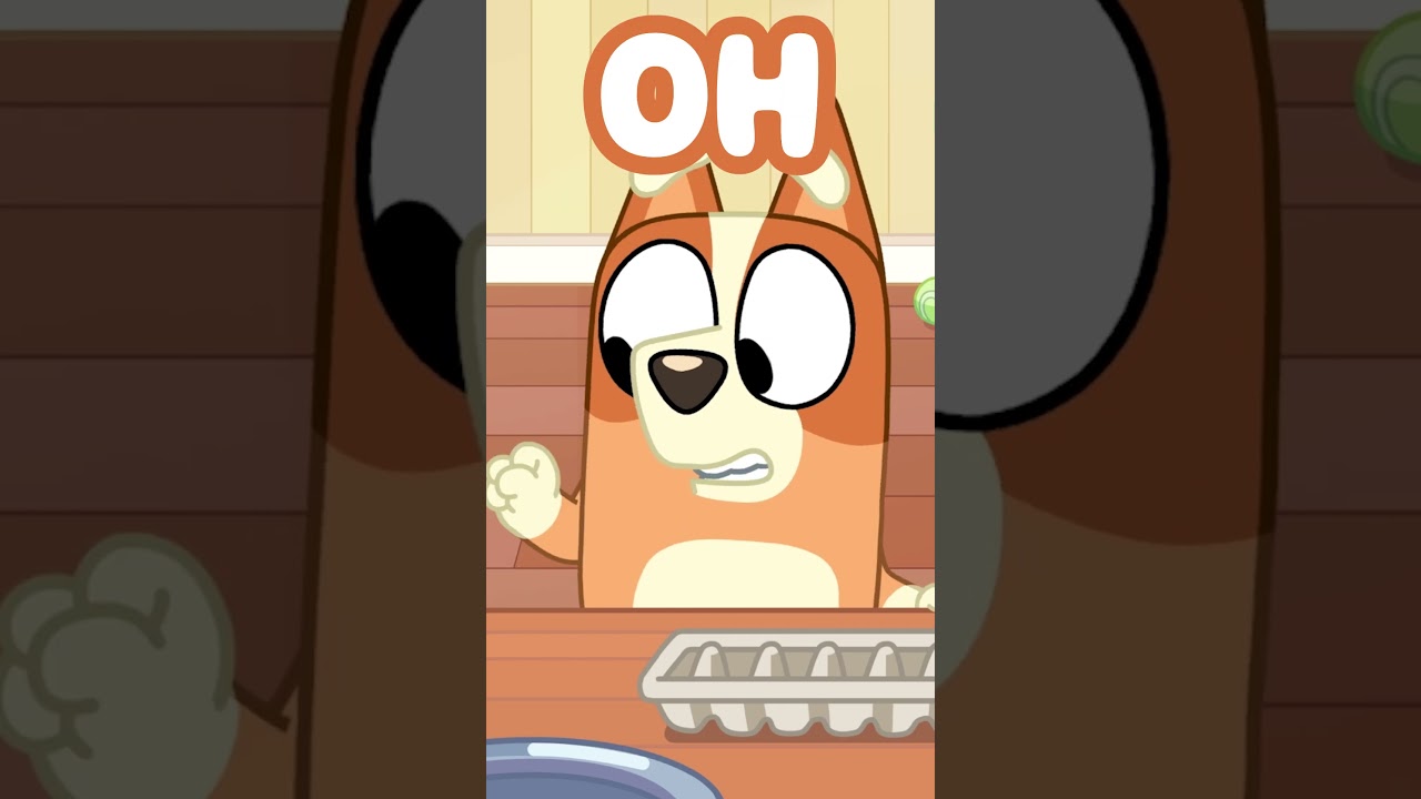 How Many Eggs Are In An Omelette? 🤔 🥚| Bluey #ytshorts
