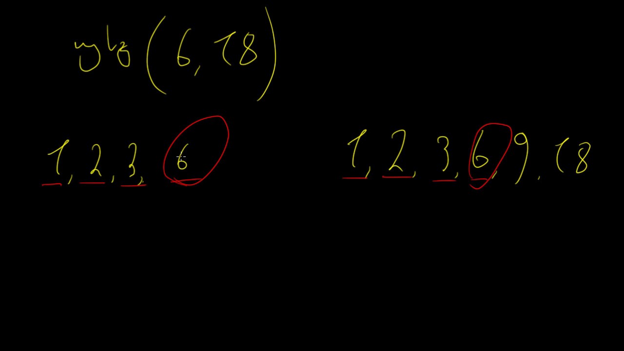 უდიდესი საერთო გამყოფის ახსნა