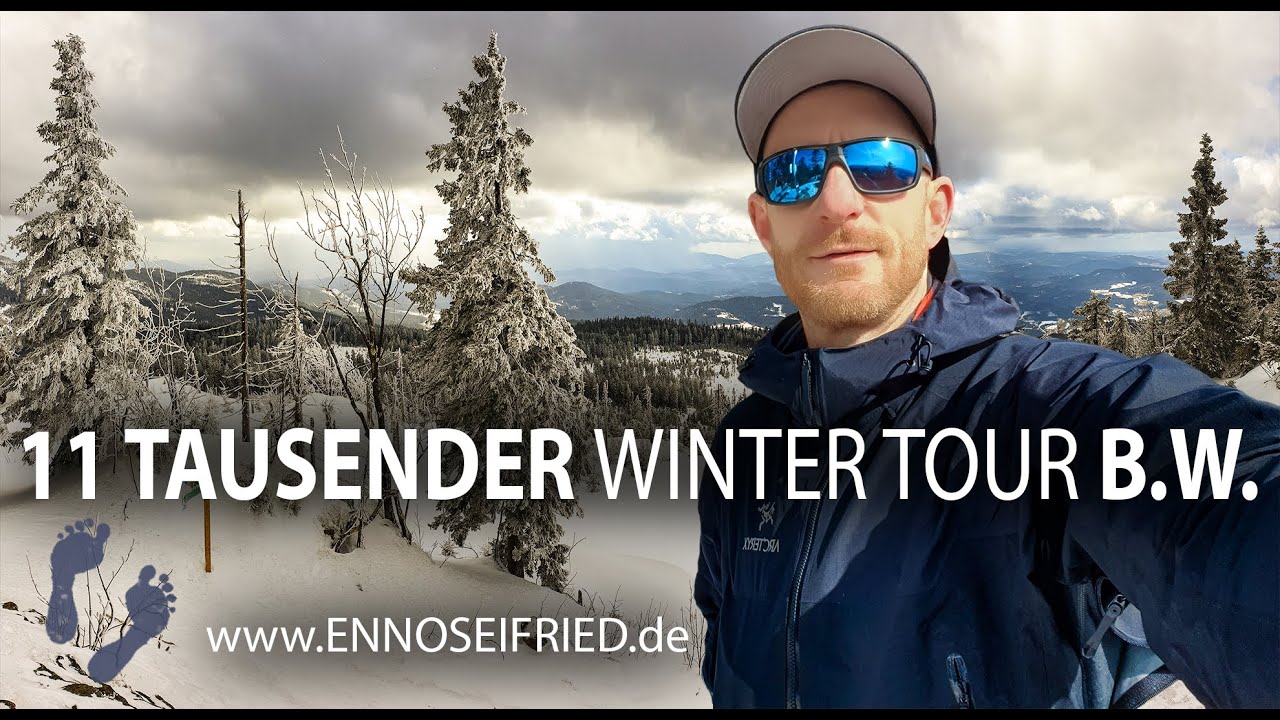 11 Tausender Tour Bayerischer Wald - Winter Biwak auf dem Goldsteig Fernwanderweg