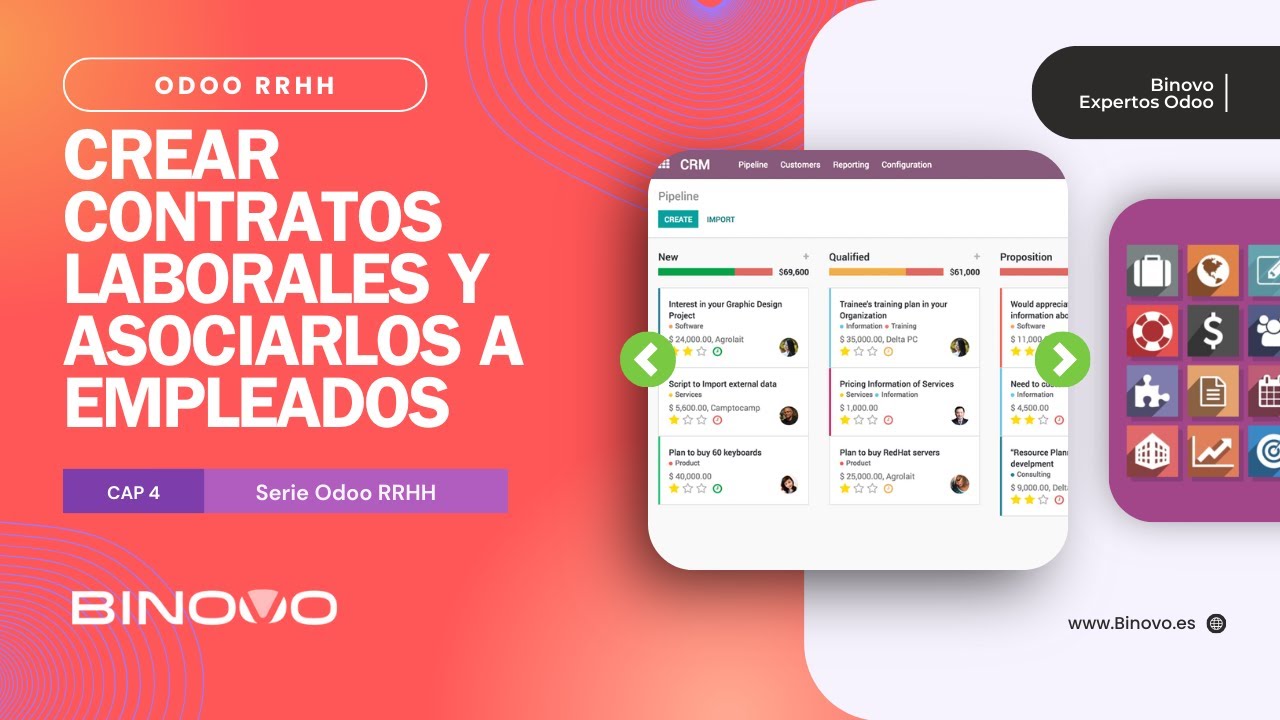 ODOO RRHH | Tutorial 05 📌 Creación de etiquetas de empleado en Odoo