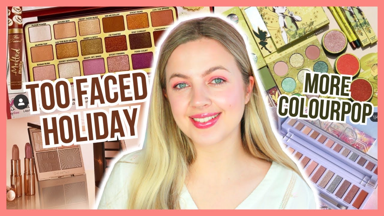 NEW MAKEUP RELEASES + WILL I BUY IT! Too Faced Holiday Palette, Colourpop x Tinkerbell & more!