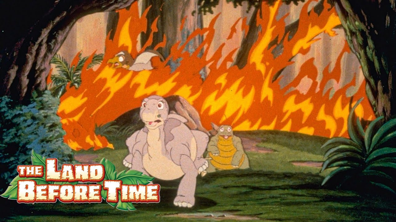 A Fire in the Great Valley 🔥 | MOVIE CLIP | The Land Before Time