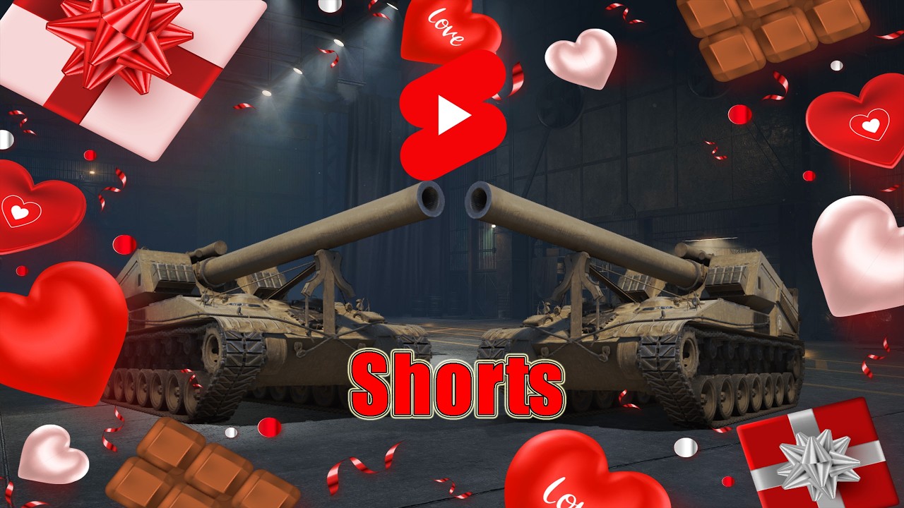 Shorts Тобі личить мій Снаряд💘Вітаю з днем закоханих + розіграш 5 коробок #wot_ua #Be_Zone_UA💙💛