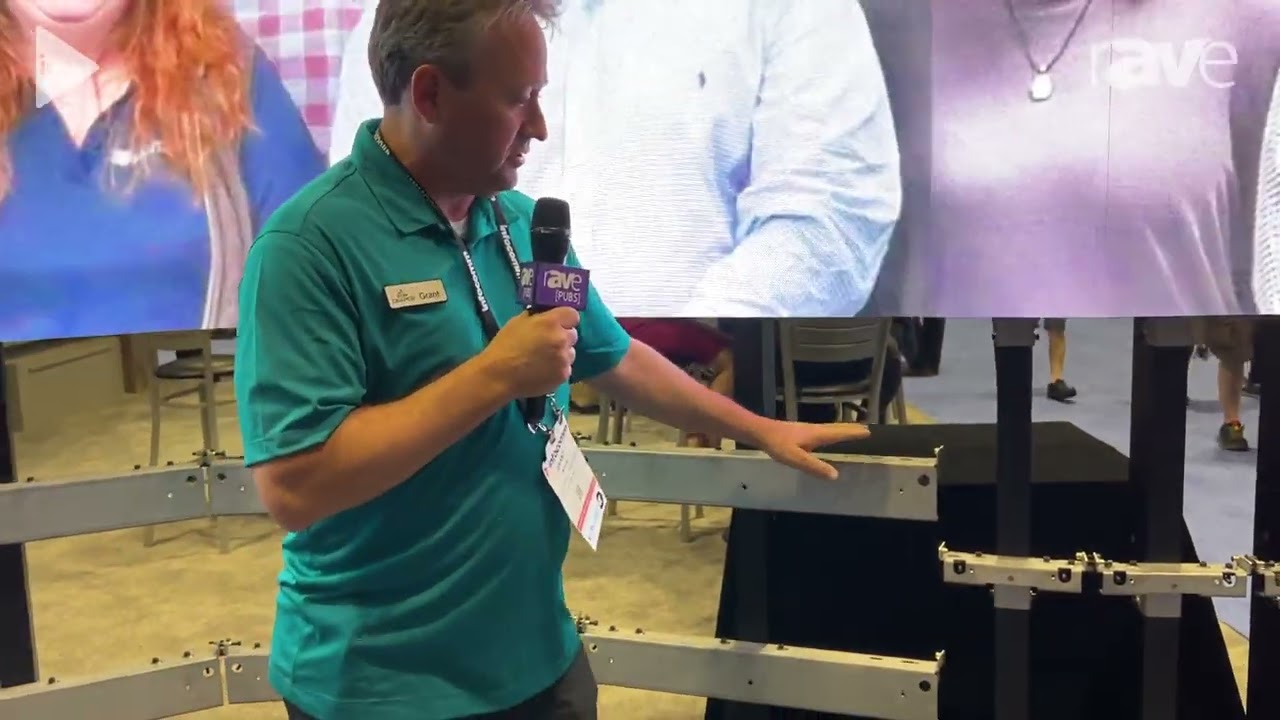 InfoComm 2023: Draper Exhibits Faceted dvLED Floor Stands for Custom Installations
