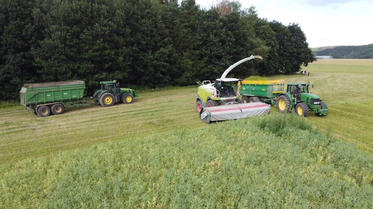 Senaže směsky/claas jaguar 960/John Deere 8370r/ John Deere 7530/Tatra