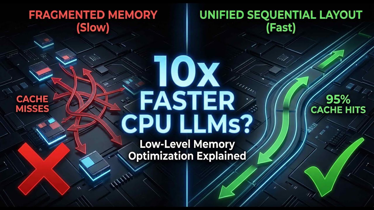 CPU LLM #1: The Memory Layout That Makes CPU LLMs Faster.