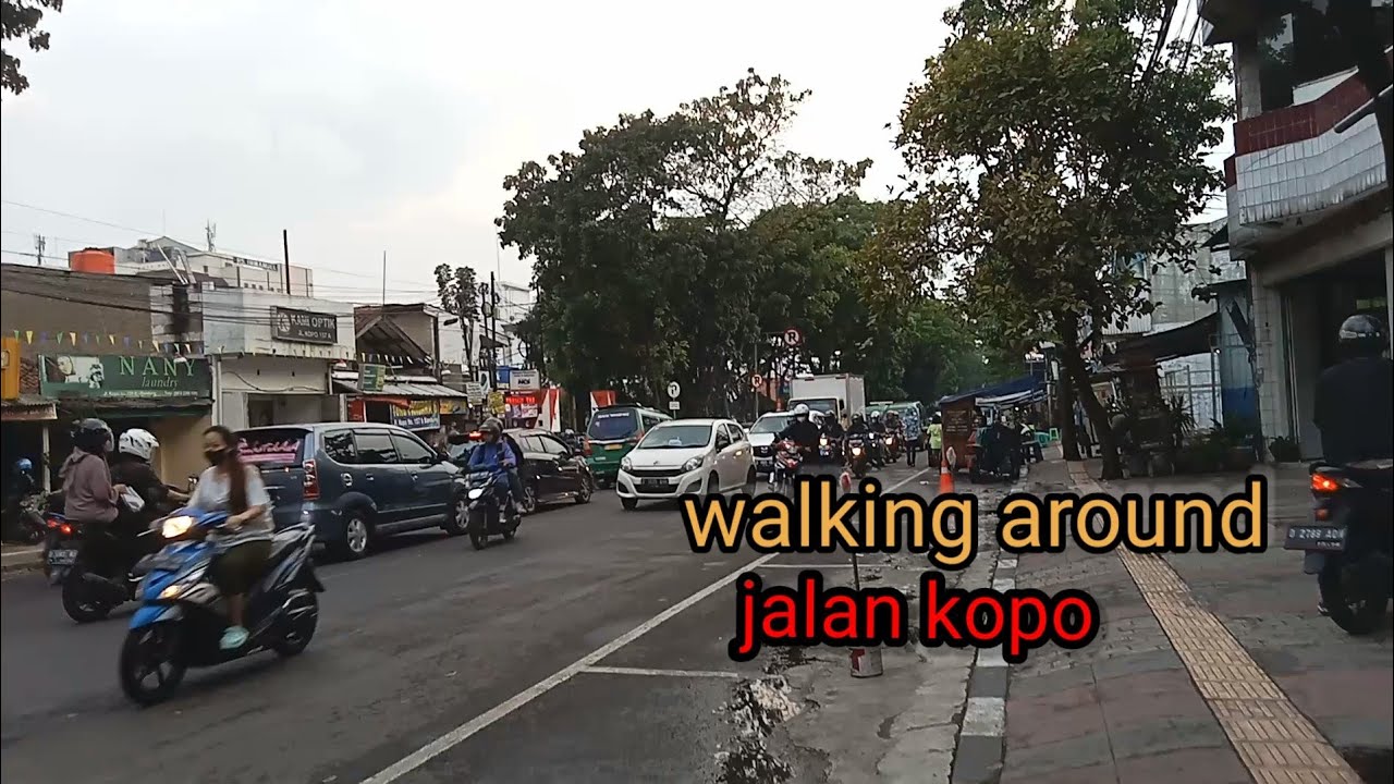walking around|suasana sore hari jalan kopo Bandung