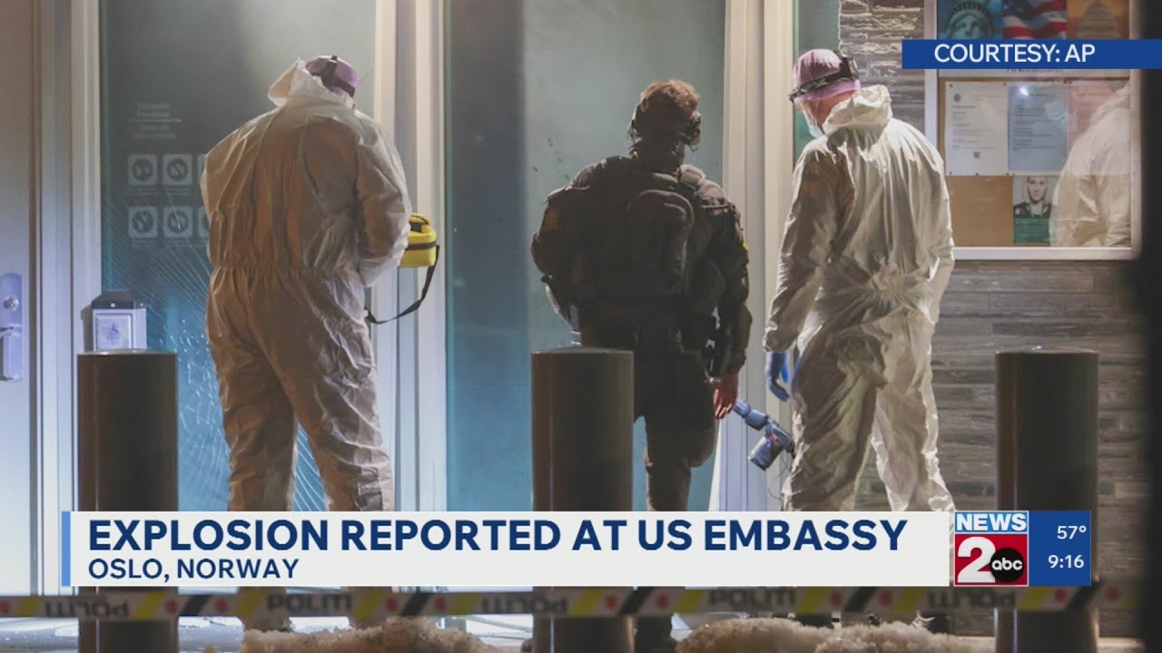 Explosion outside US Embassy in Norway under investigation, police say