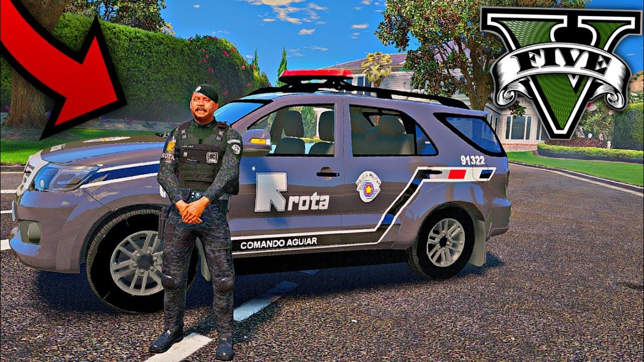 [ GTA V ] COMO INSTALAR A VIATURA E A FARDA DA ROTA!