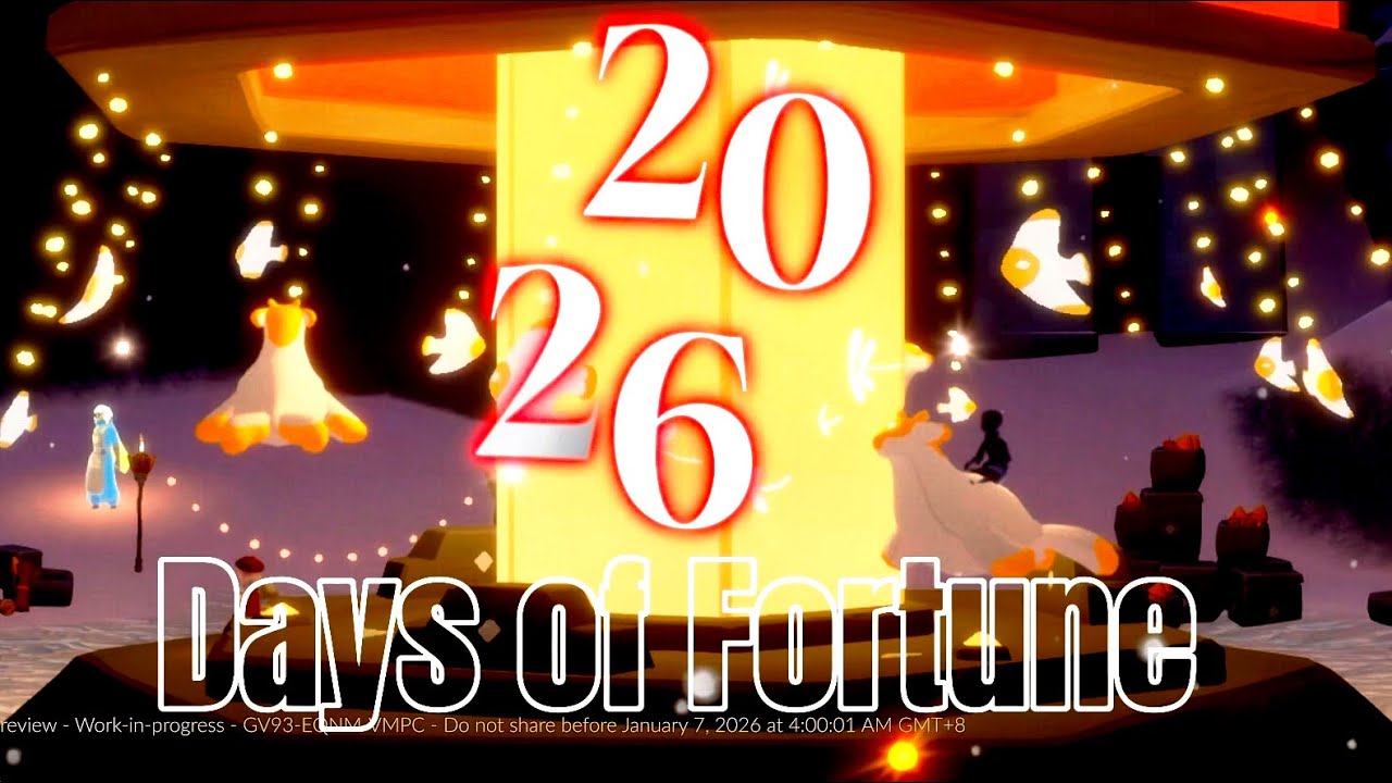 Sky:Children of The Light-Days of Fortune 2026 | Beta 0.31.5 Footages