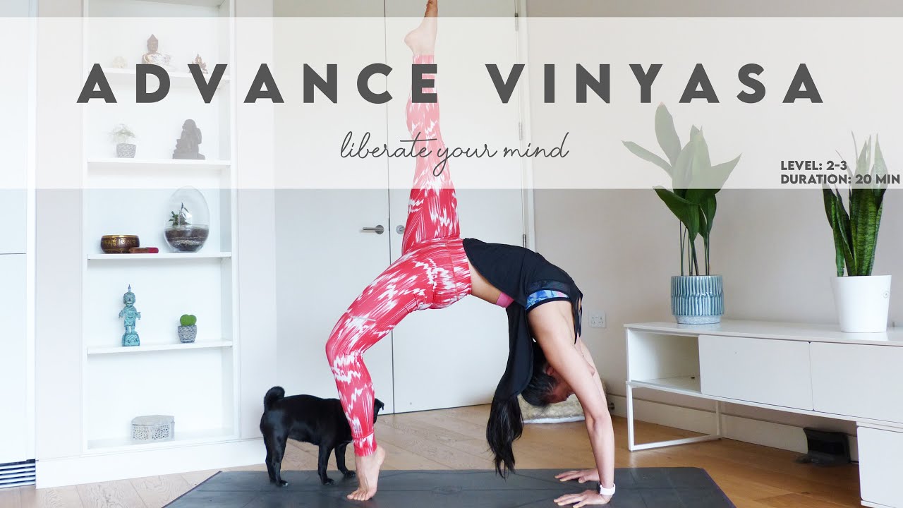 20-Min Advanced Vinyasa Flow Yoga | Liberate Your Mind | Lydia Lim Yoga