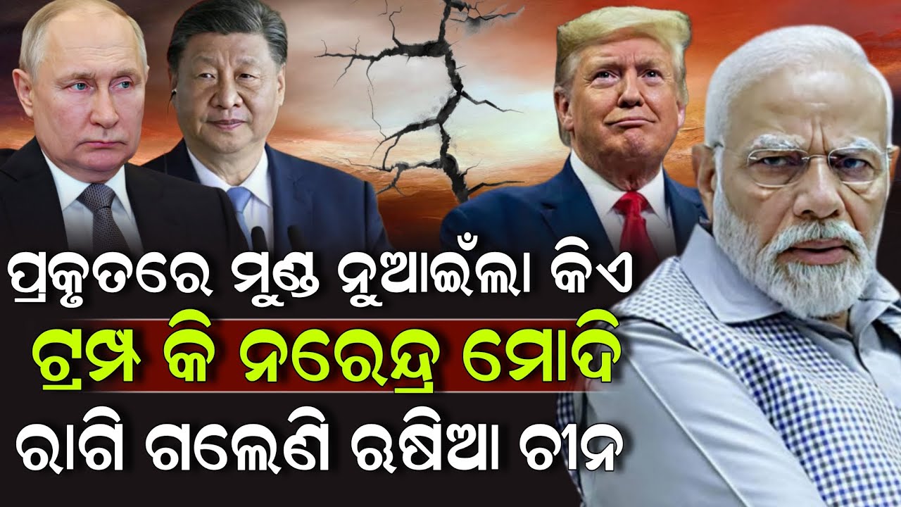 ପ୍ରକୃତରେ ମୁଣ୍ଡ ନୁଆଇଁଲା କିଏ ଟ୍ରମ୍ପ କି ନରେନ୍ଦ୍ର ମୋଦି ରାଗି ଗଲେଣି ଋଷିଆ ଚୀନ ! Modi | ZEE7 ODIA