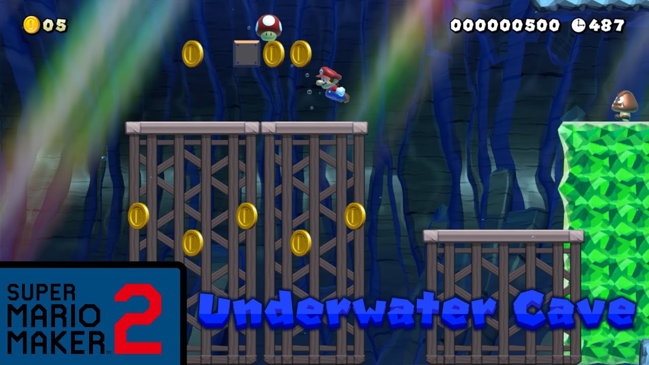 Underwater Cave | SMM2 Mods