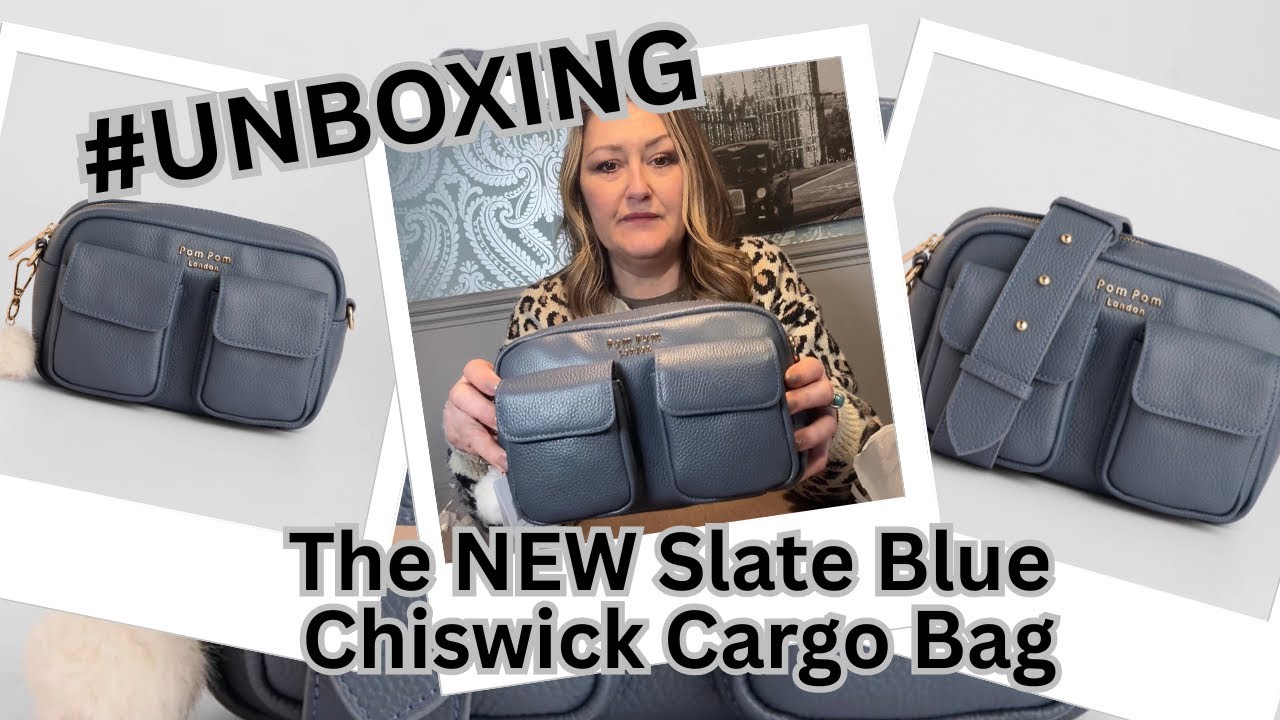 NEW colours have landed! The Chiswick Cargo bag from @PomPomLondon 😍 Feeling blue? YES 🙌🏻 Slate Blue
